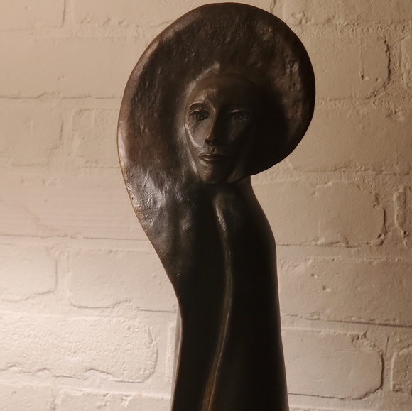Guillaume Chaye "Madame Le Lune" Bronze Sculpture - Picture 4 of 16